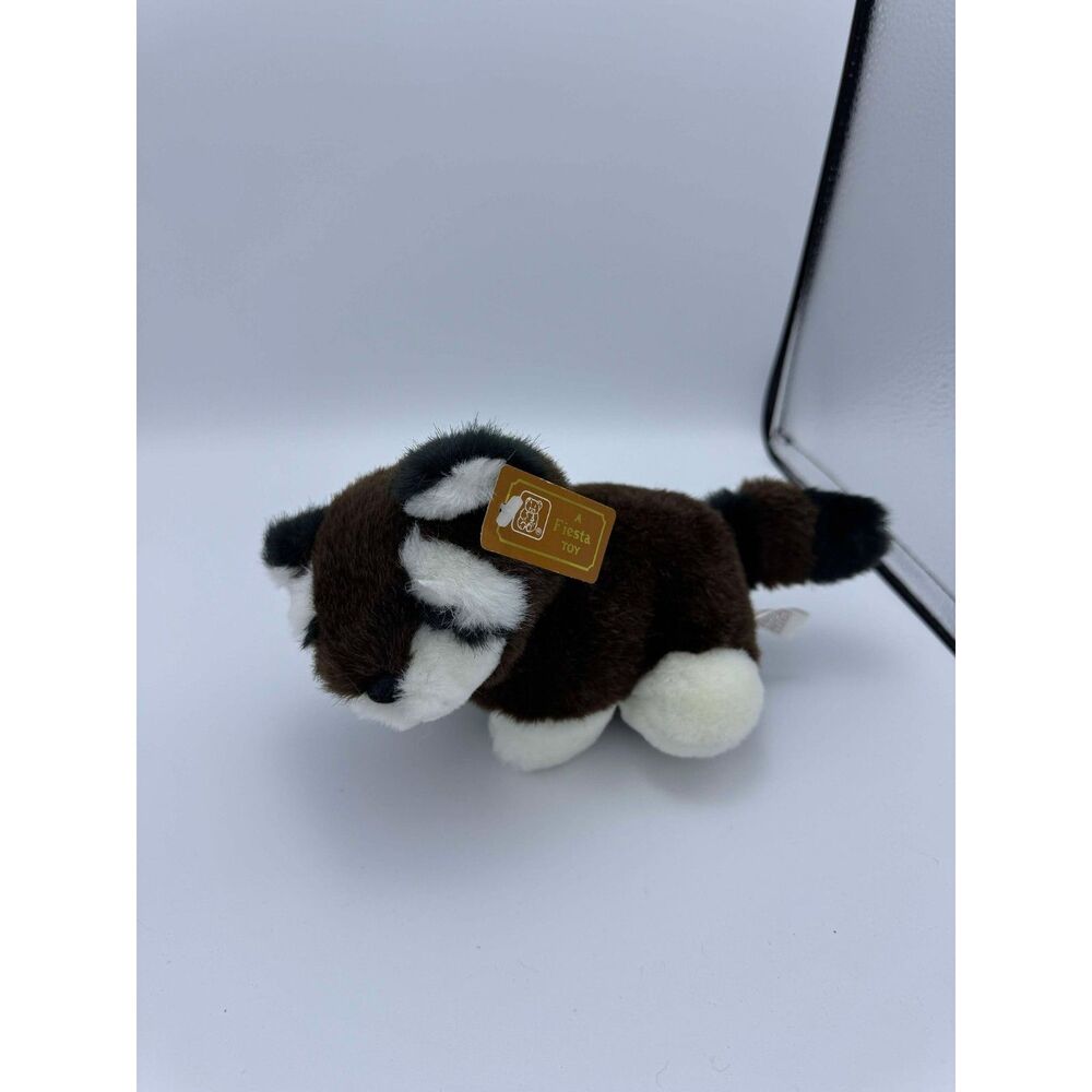 VTG 7" Feista Red Panda Plush A Feista Toy Forest Friends 2315D Soft Cuddly BN